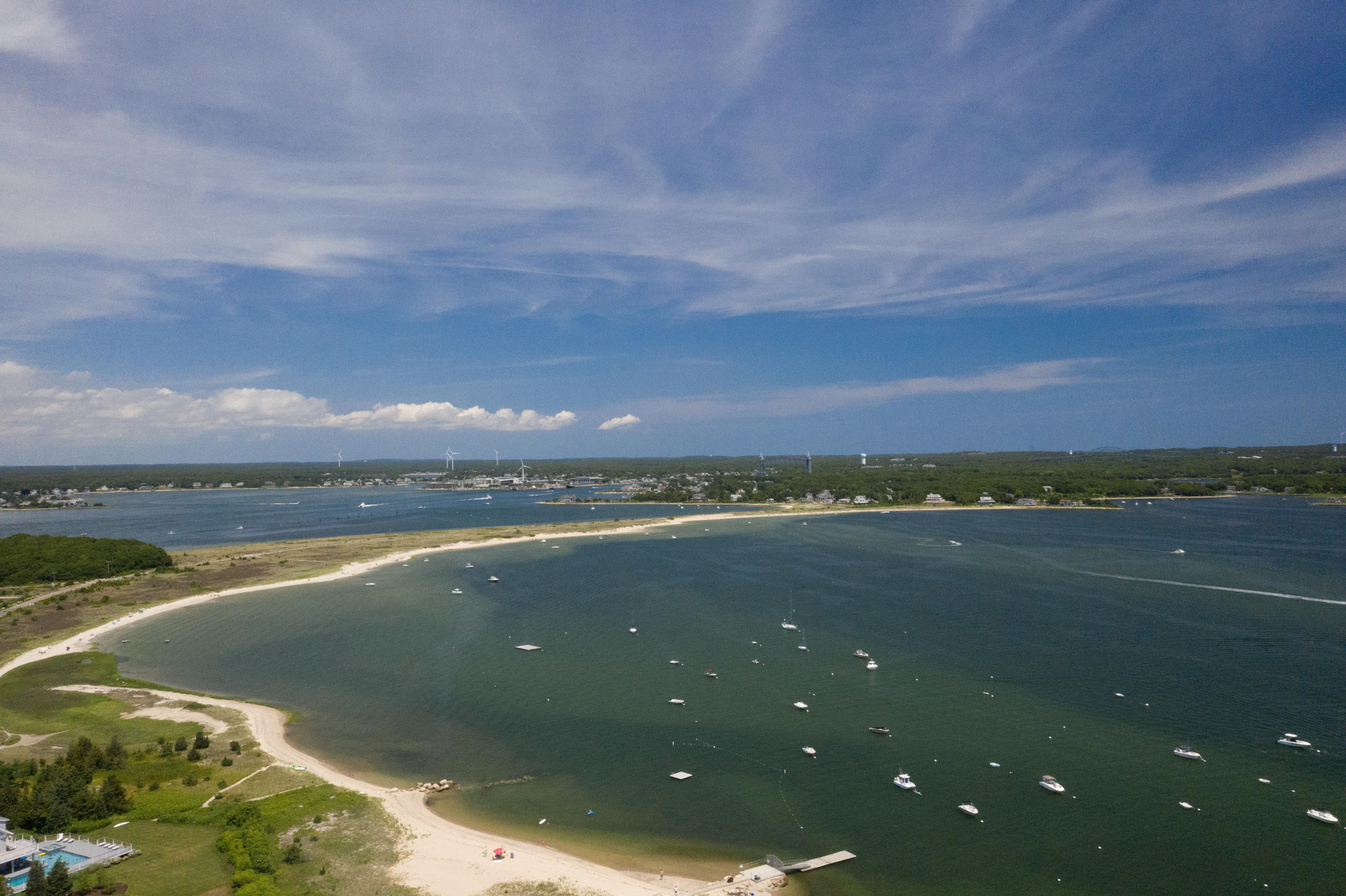 146 Mashnee Road Bourne, MA 02532 - Photo 29 of 32 a view of city and a lake