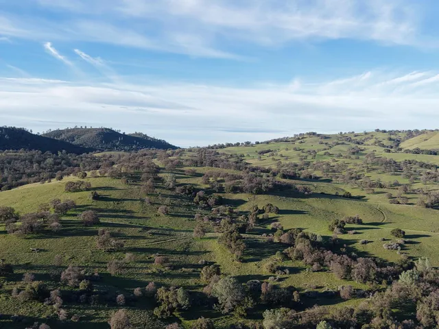 a view of a city with mountains in the background