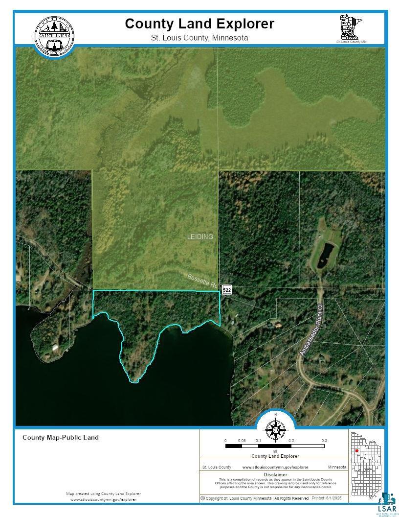 11.82 Bessette Road Orr, MN 55771 - Photo 44 of 44 Map / location featuring property parcel outlined