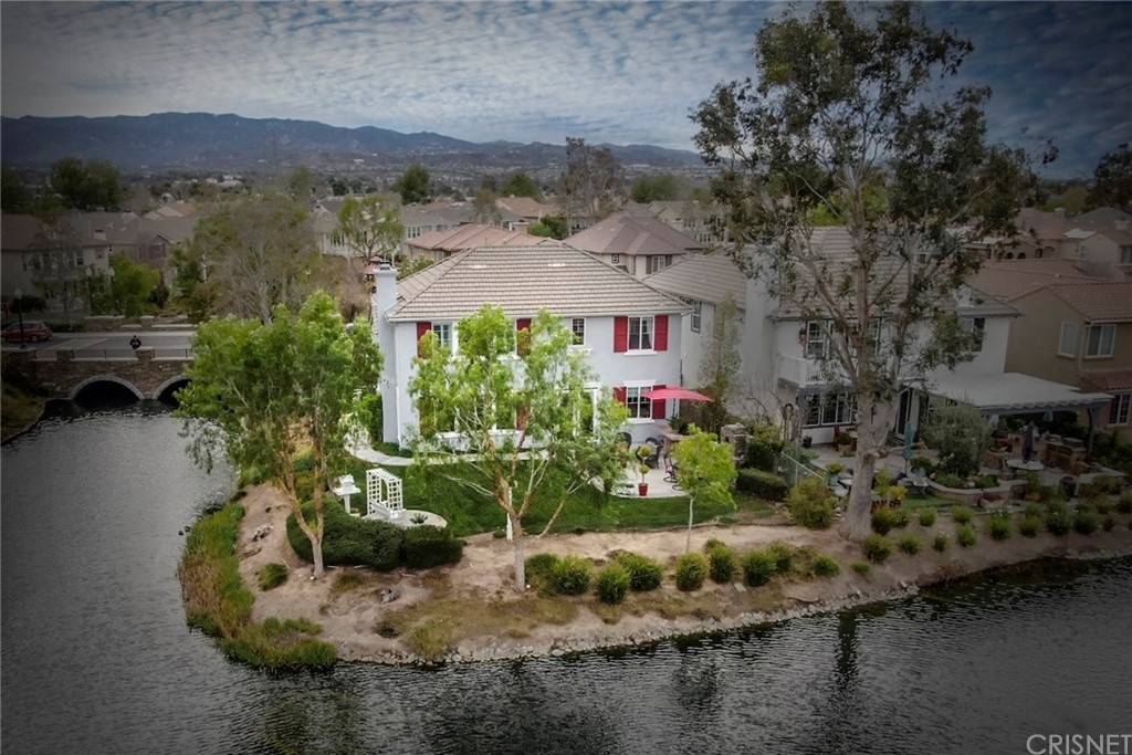 27016 Island Road Valencia, CA 91355 - Photo 24 of 53 an aerial view of house with yard swimming pool and outdoor seating