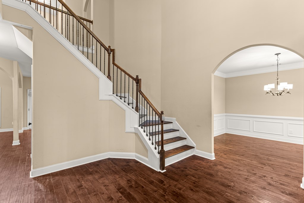 10230 Whitesville Road Fortson, GA 31808 - Photo 5 of 53 Right of stairs leads to dining room and kitchen