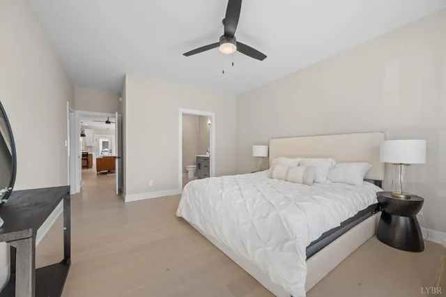 a view of a lake with a deck and a lake view