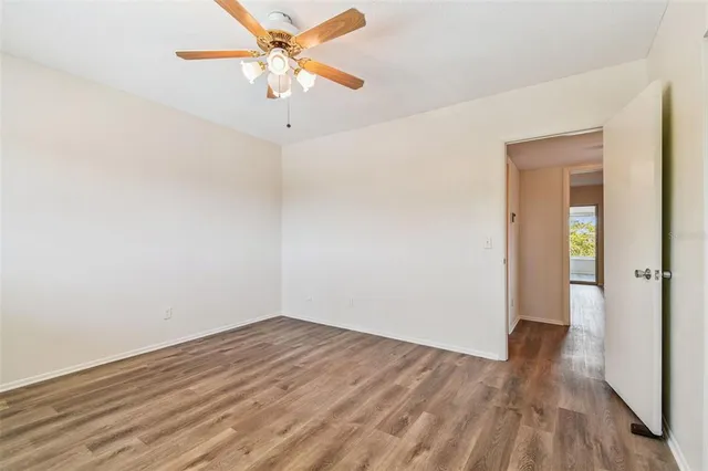 a bathroom with a sink vanity and a mirror