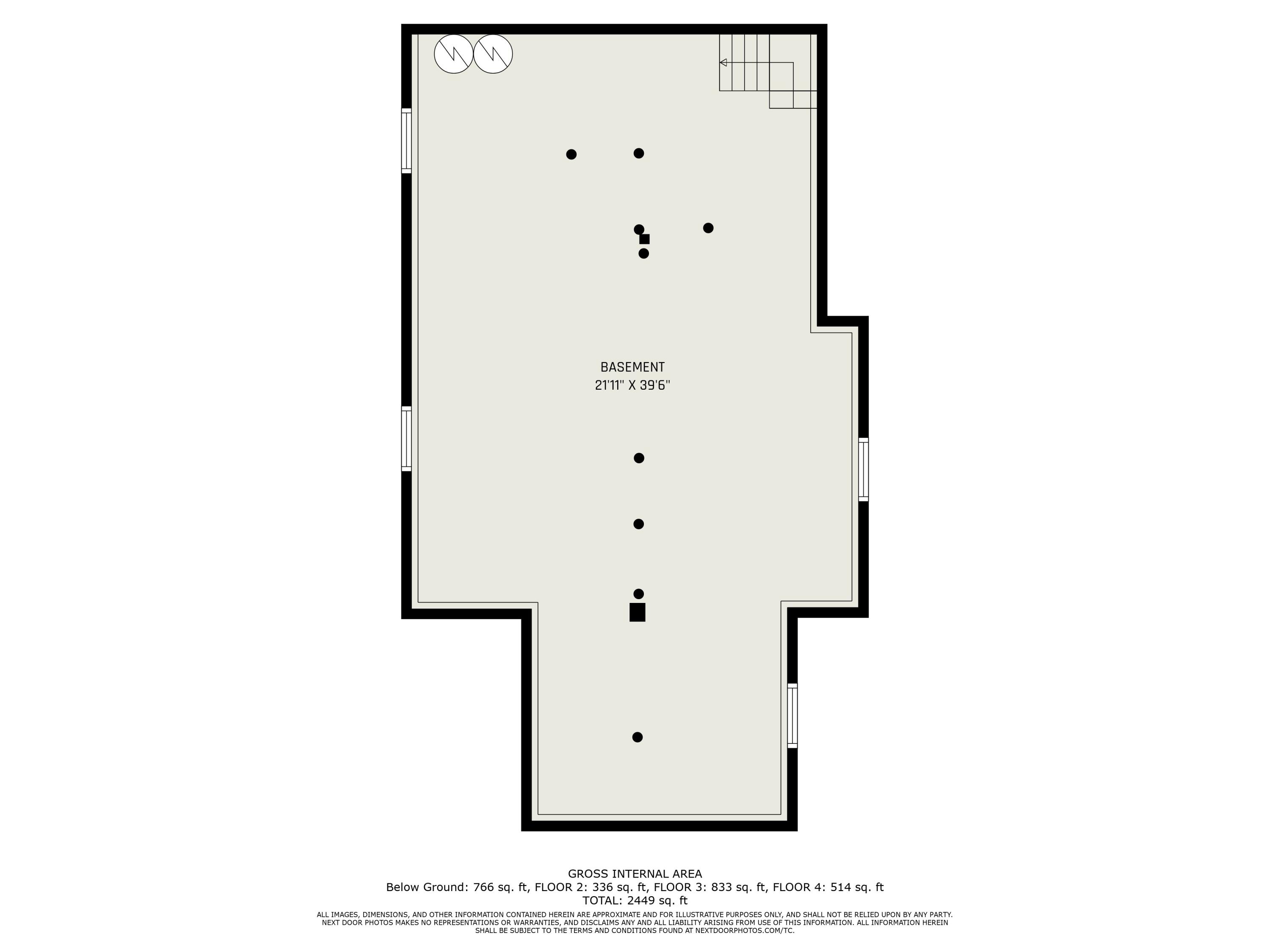 3265 16th Street Wayland, MI 49348 - Photo 35 of 36 Basement Floor Plan