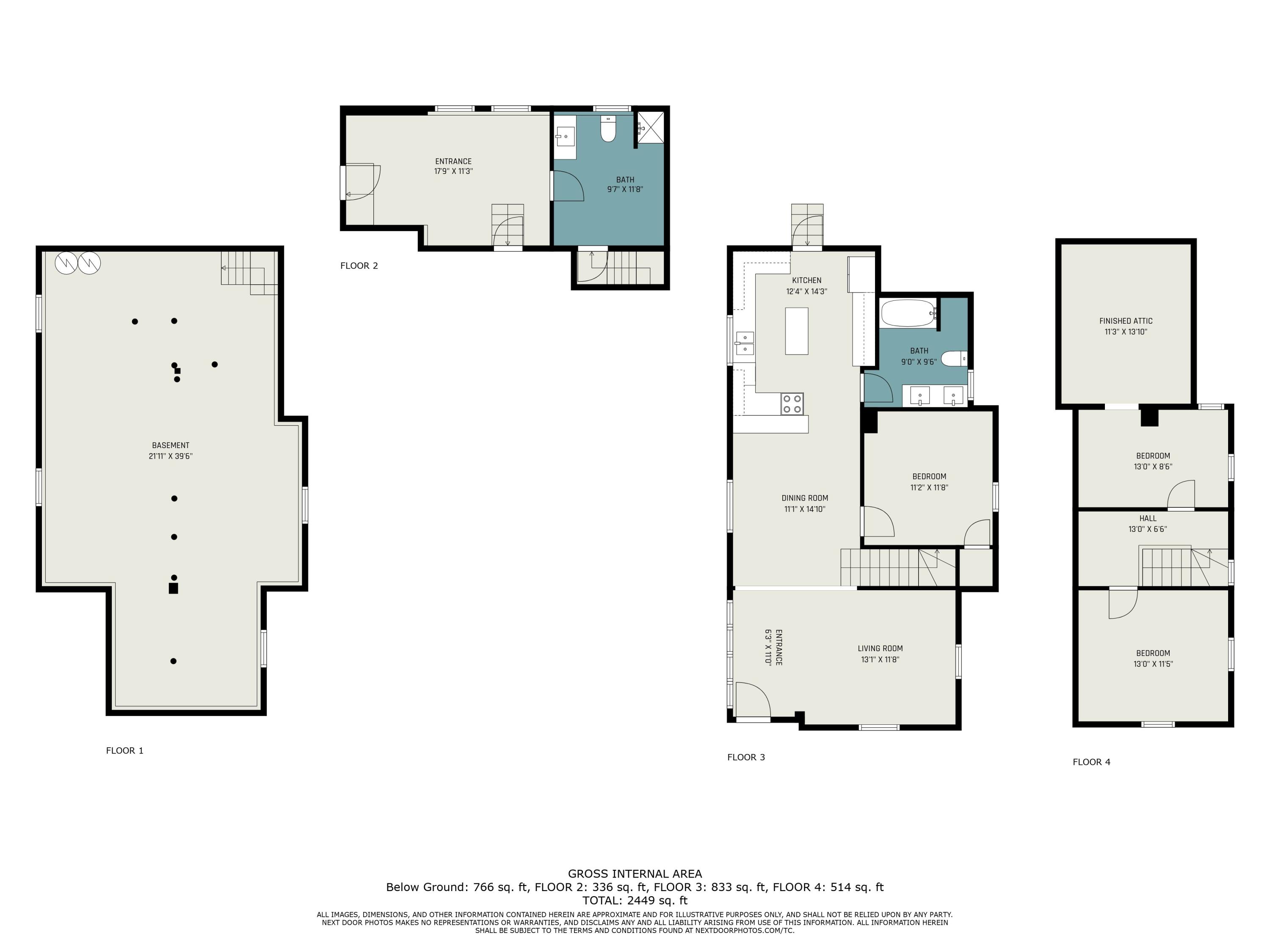 3265 16th Street Wayland, MI 49348 - Photo 36 of 36 All Levels Floor Plan