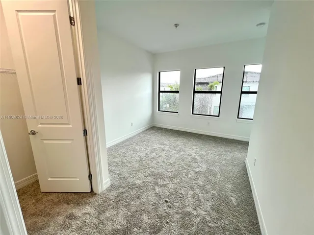 a bathroom with a window