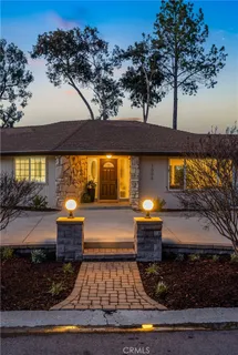 a outdoor view with patio