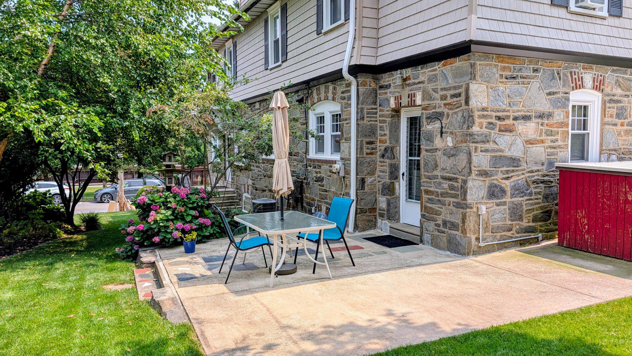 333 West Ridley Avenue Ridley Park, PA 19078 - Photo 4 of 32 Peaceful patio with lush greenery.
