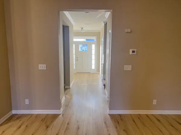 wooden floor in a gallery