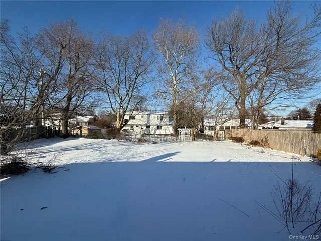 a view of street with with snow
