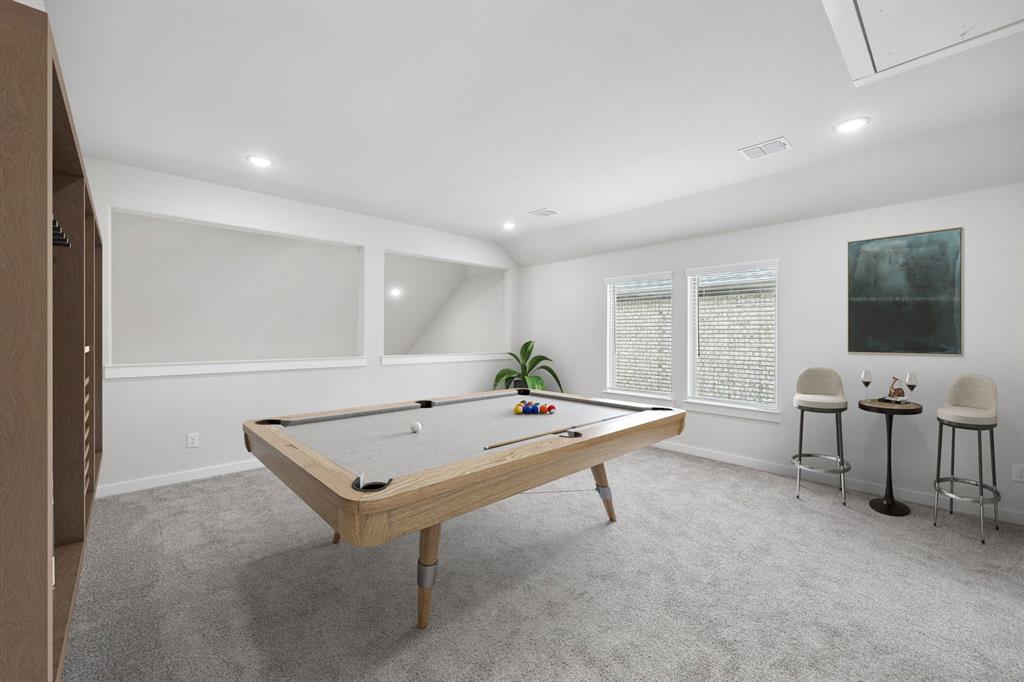 2105 Rowan Drive Anna, TX 75409 - Photo 21 of 37 Game Room in the Winters home plan by Trophy Signature Homes – REPRESENTATIVE PHOTO