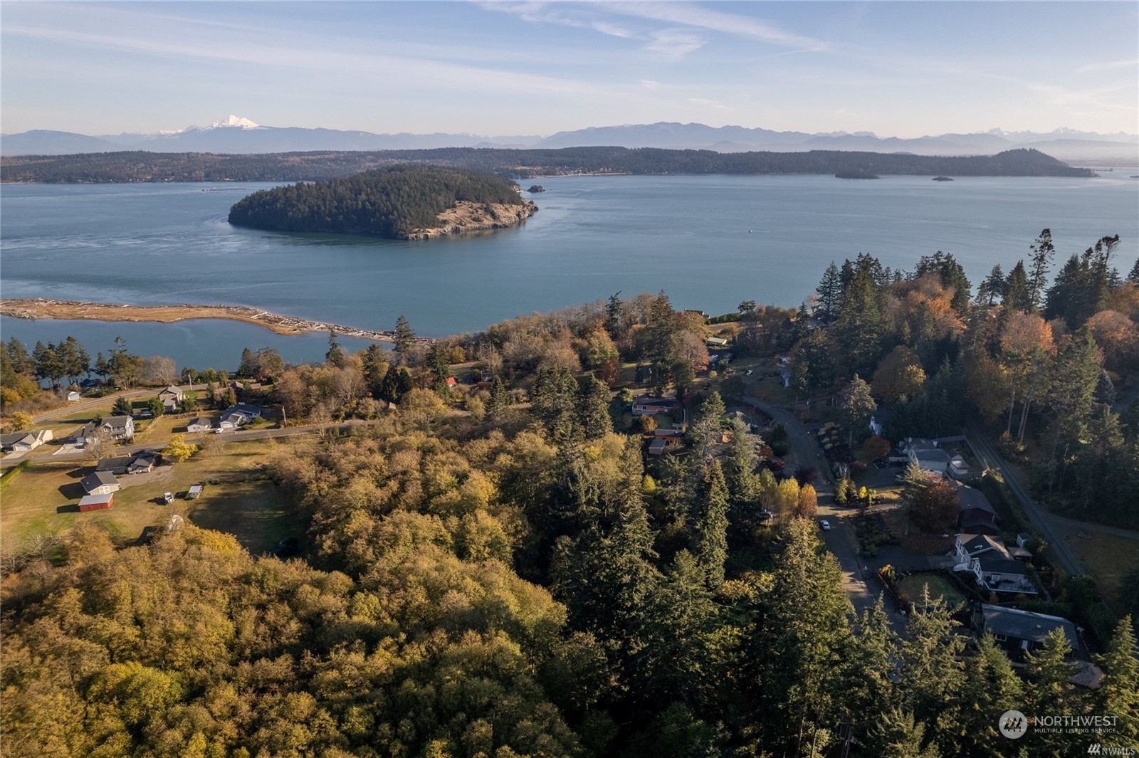 a view of lake and ocean
