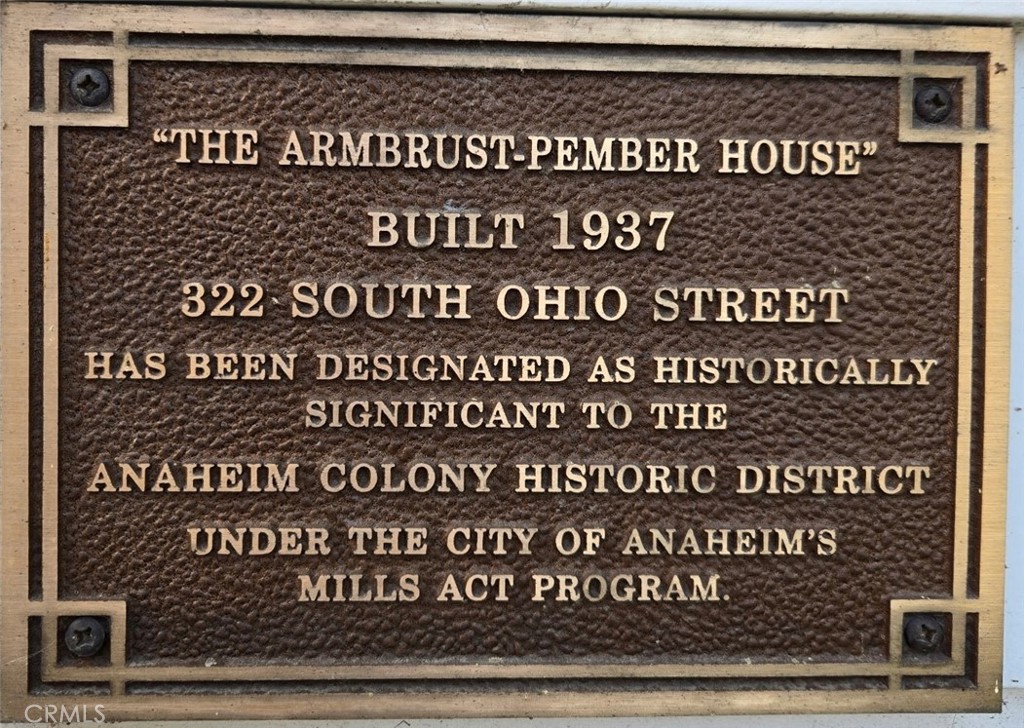 322 South Ohio Street Anaheim, CA 92805 - Photo 2 of 31 a view of front door