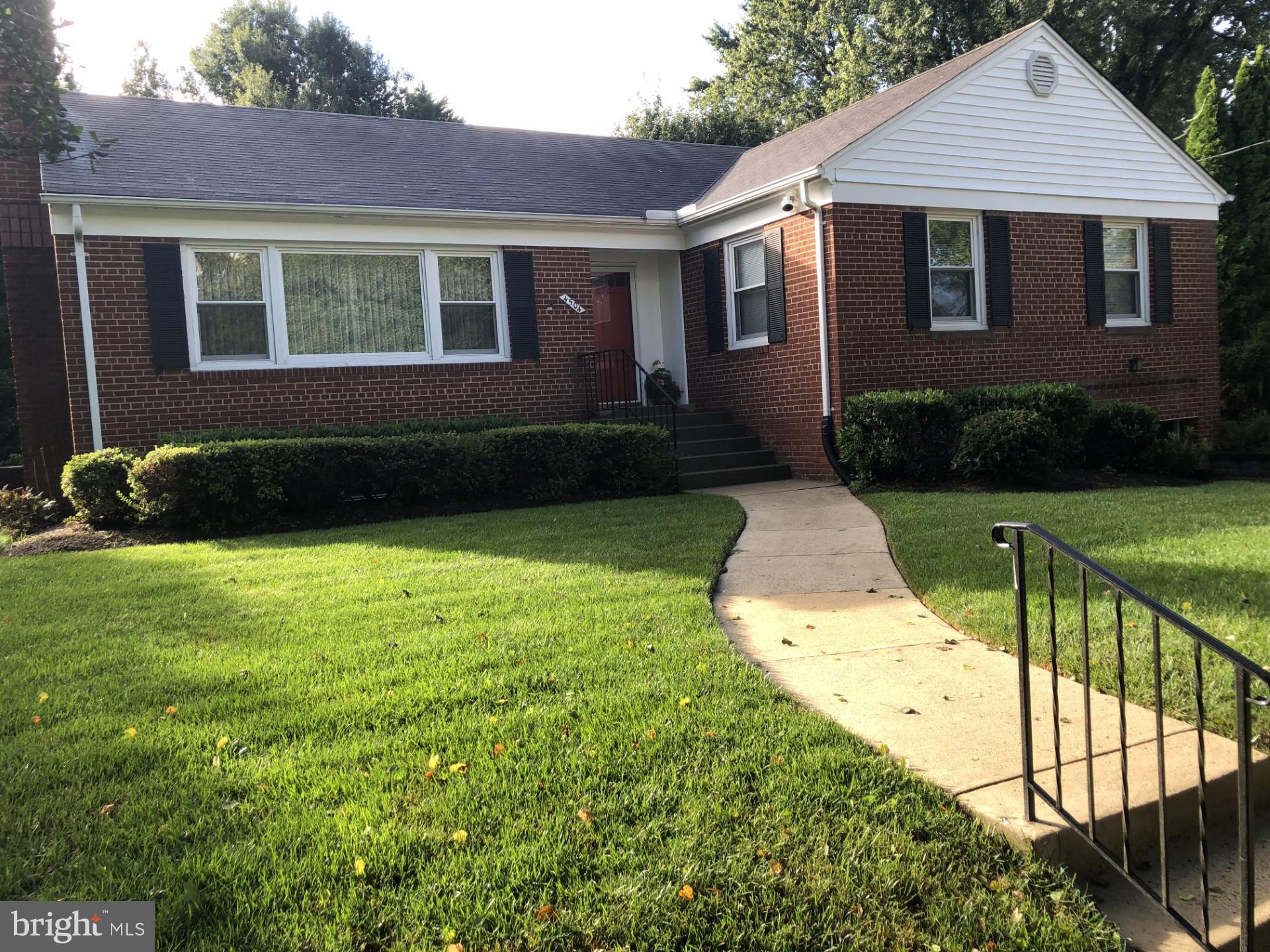4504 Edgefield Road Kensington, MD 20895 - Photo 1 of 56 Front Elevation with Garade and lovely Landscaping