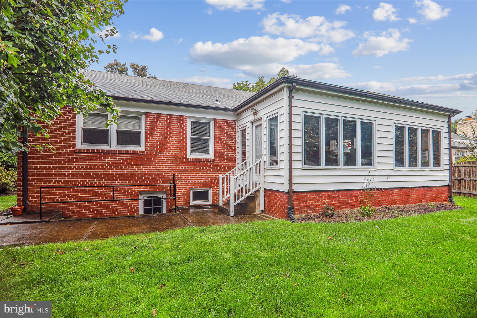 4504 Edgefield Road Kensington, MD 20895 - Photo 3 of 56 rear elevation with enclosed sunroom
