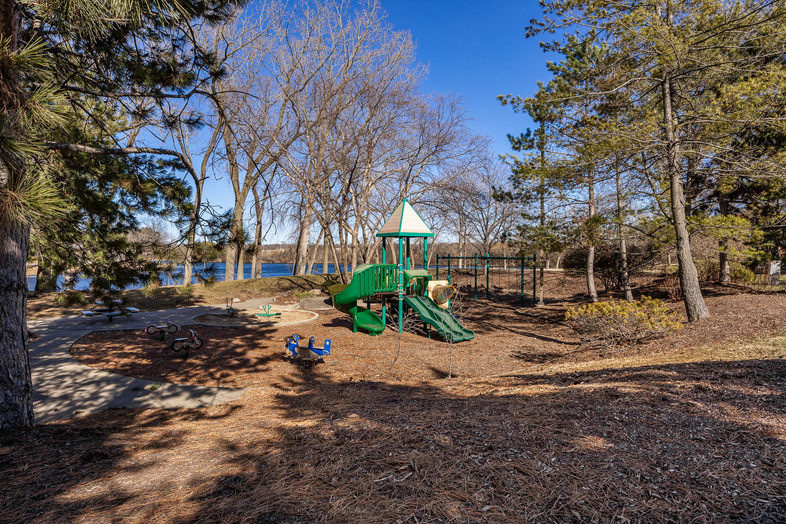 140 Carriage Way Drive, Unit C218 Burr Ridge, IL 60527 - Photo 25 of 33 a view of a yard with a tree