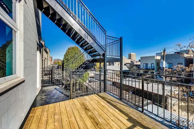 a view of balcony and deck
