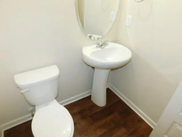 a view of a room with an empty space