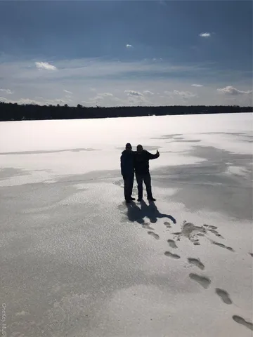 a view of a room with a lot of white walls