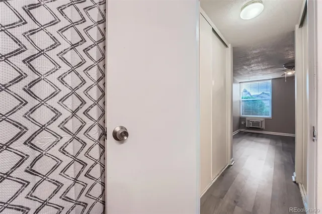 a view of a walk in closet