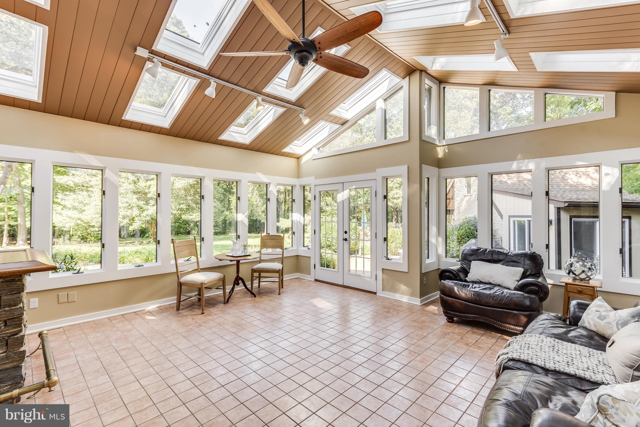 240 Old Mill Bottom Road South Annapolis, MD 21409 - Photo 11 of 30 Extra Large Sunroom with New Skylights
