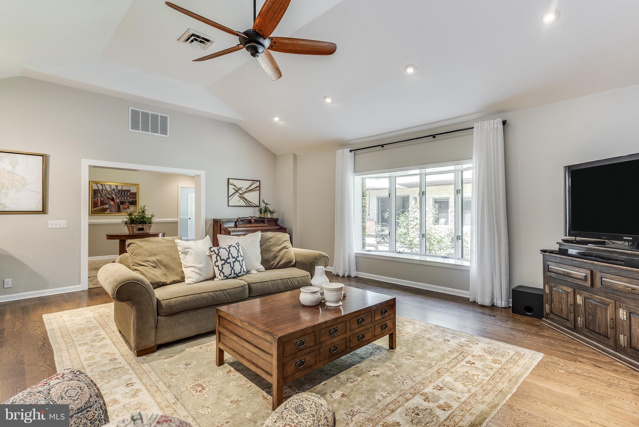 240 Old Mill Bottom Road South Annapolis, MD 21409 - Photo 16 of 30 Living Room with Light Filled Bay Window