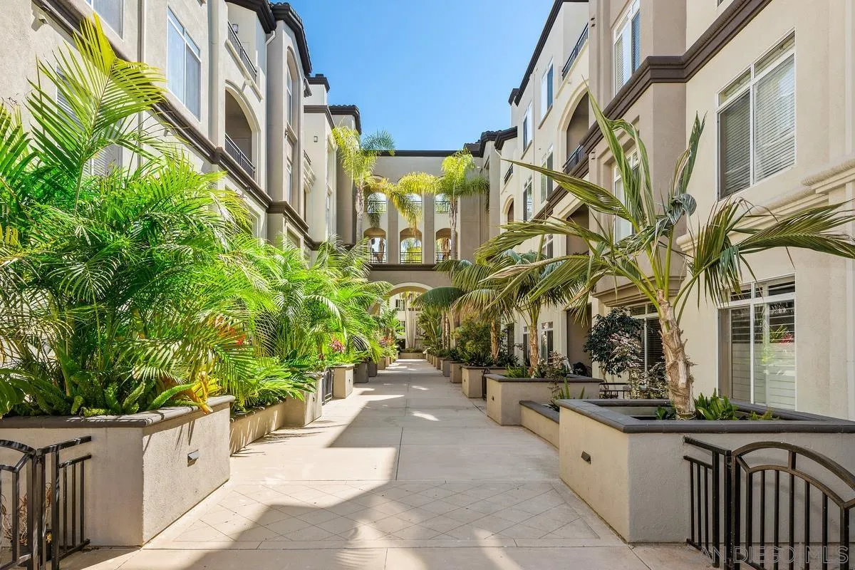 9229 Regents Road, Unit L124 La Jolla, CA 92037 - Photo 37 of 46 a view of a pathway along the building