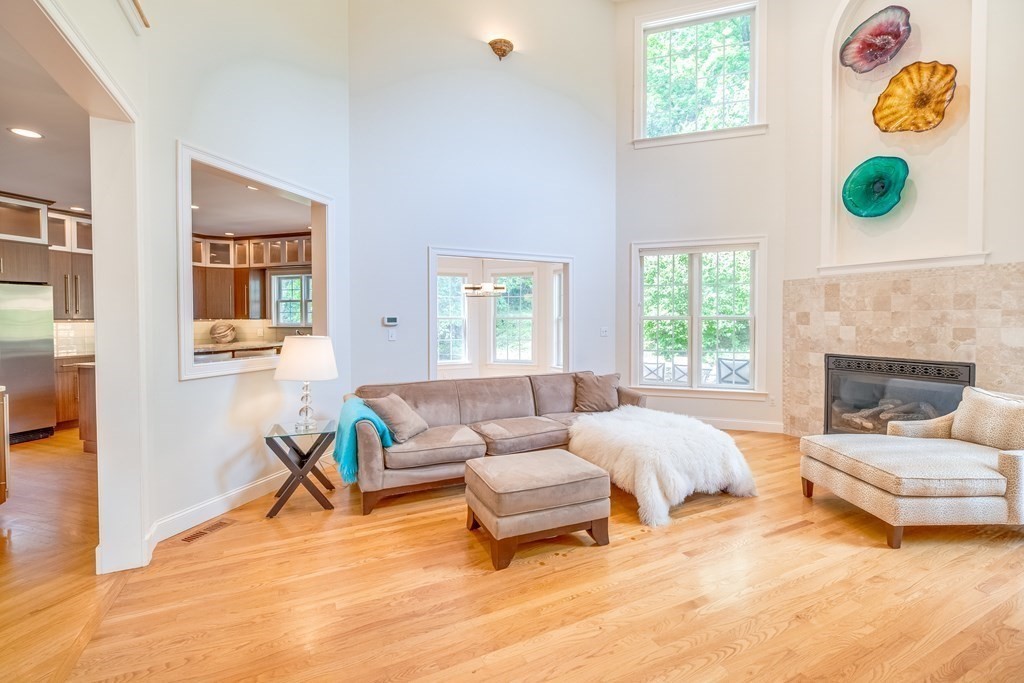 51 Linseed Road Northampton, MA 01060 - Photo 16 of 42 a living room with furniture and a fireplace