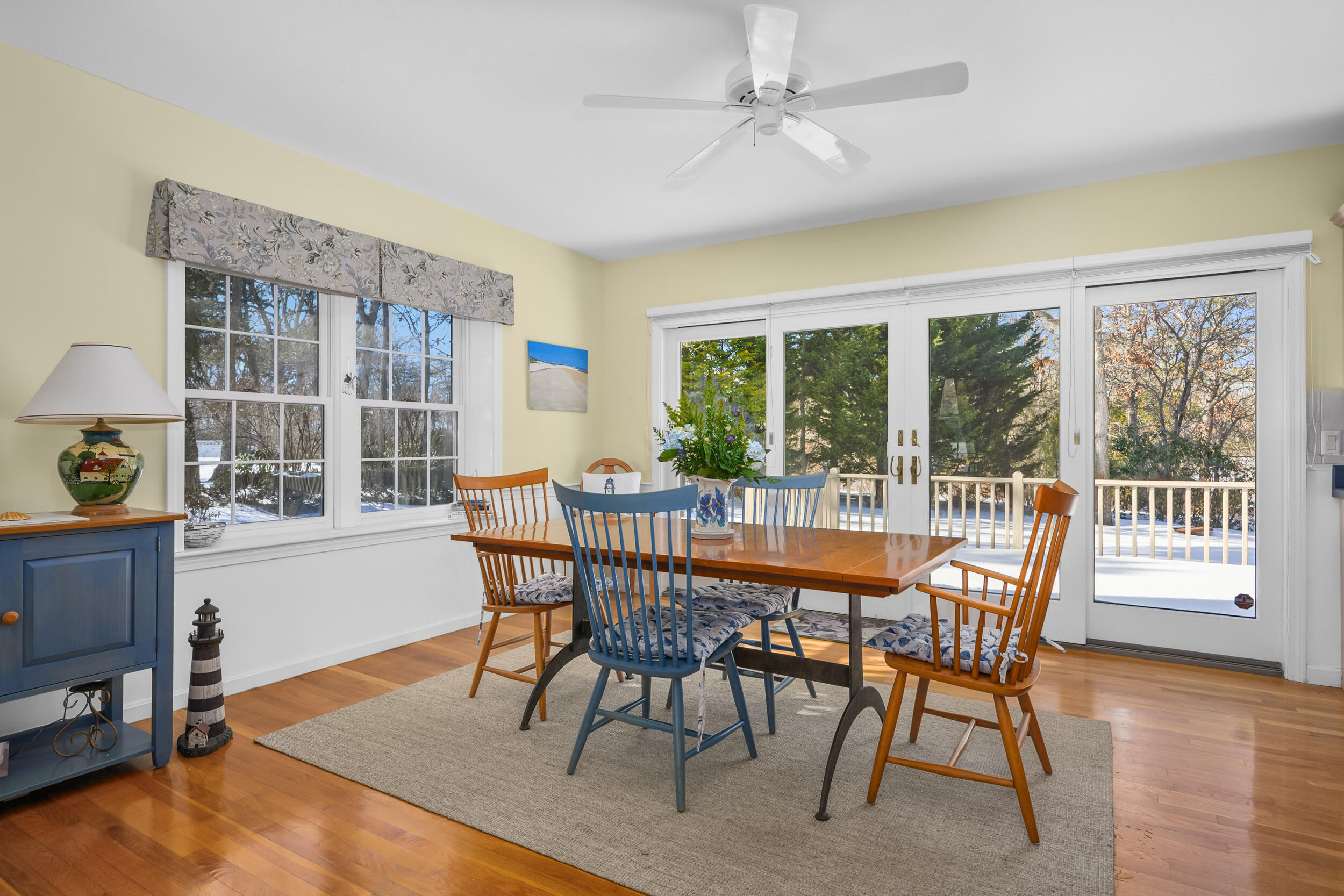 39 Jedidiah Way Chatham, MA 02633 - Photo 13 of 47 a dining room with furniture a chandelier and wooden floor