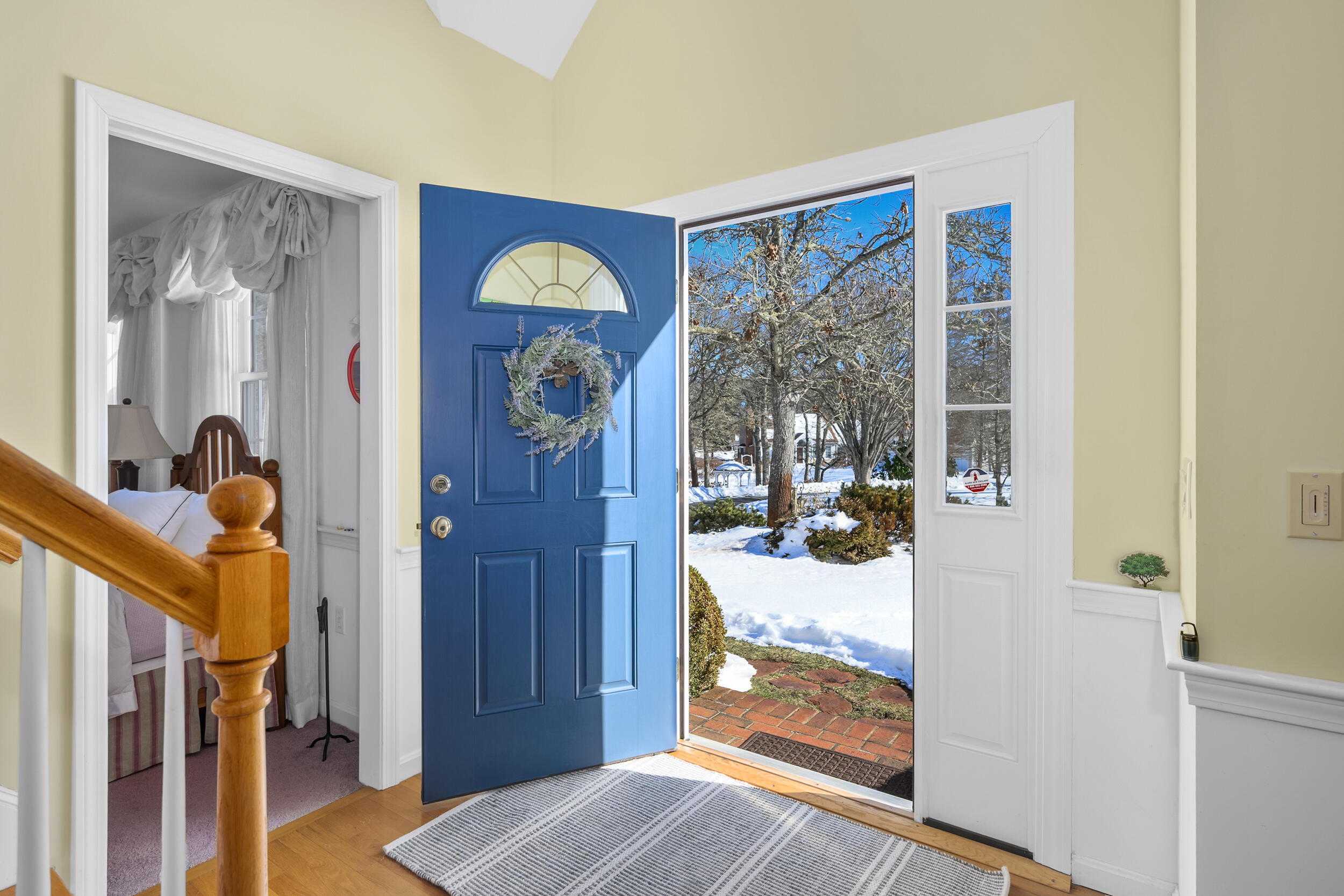 39 Jedidiah Way Chatham, MA 02633 - Photo 6 of 47 a view of an entryway with wooden floor