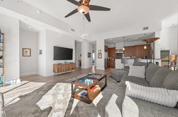 a dining room with furniture and window or wooden floor