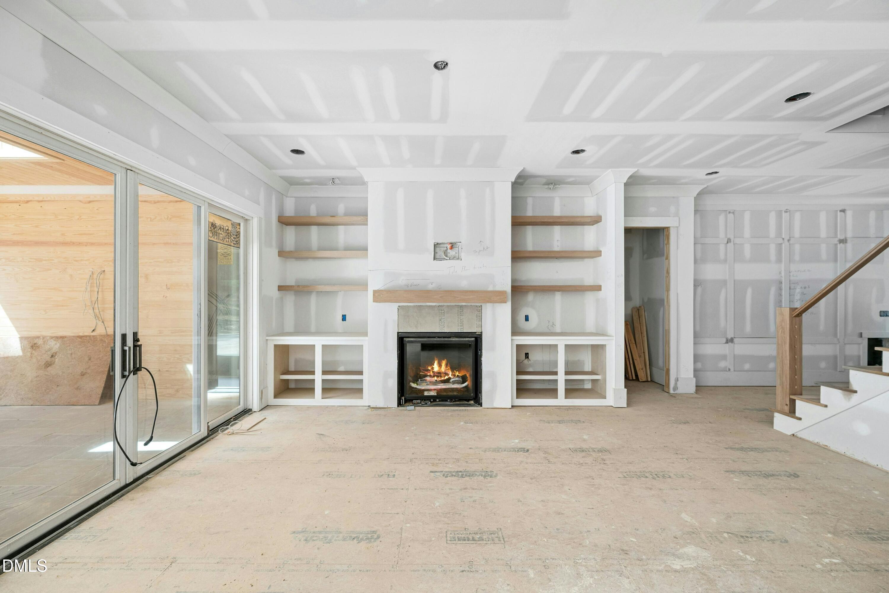 2008 Cadenza Lane Raleigh, NC 27614 - Photo 6 of 46 a view of a livingroom with a fireplace