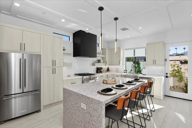 a view of living room with furniture