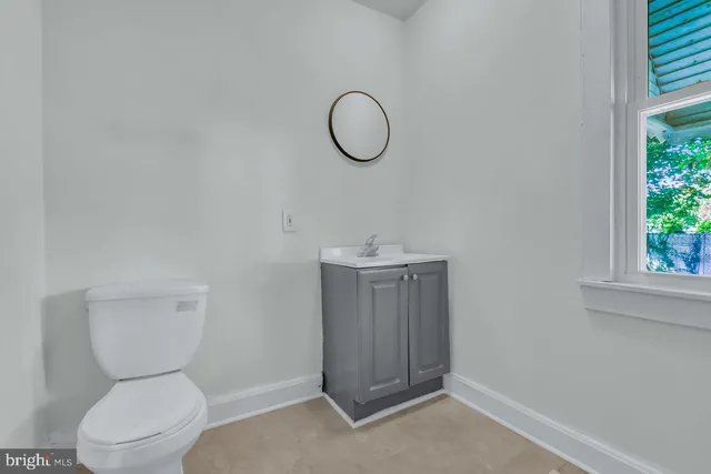 a view of a hallway with window