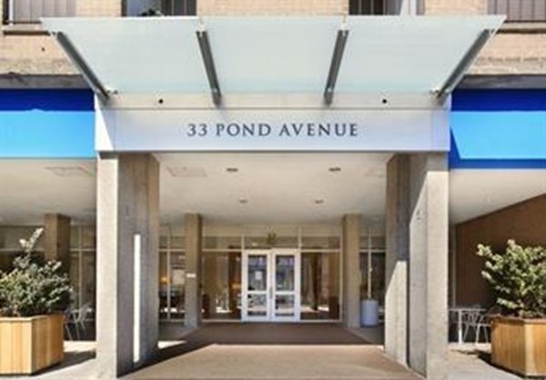 a front view of a building with entryway