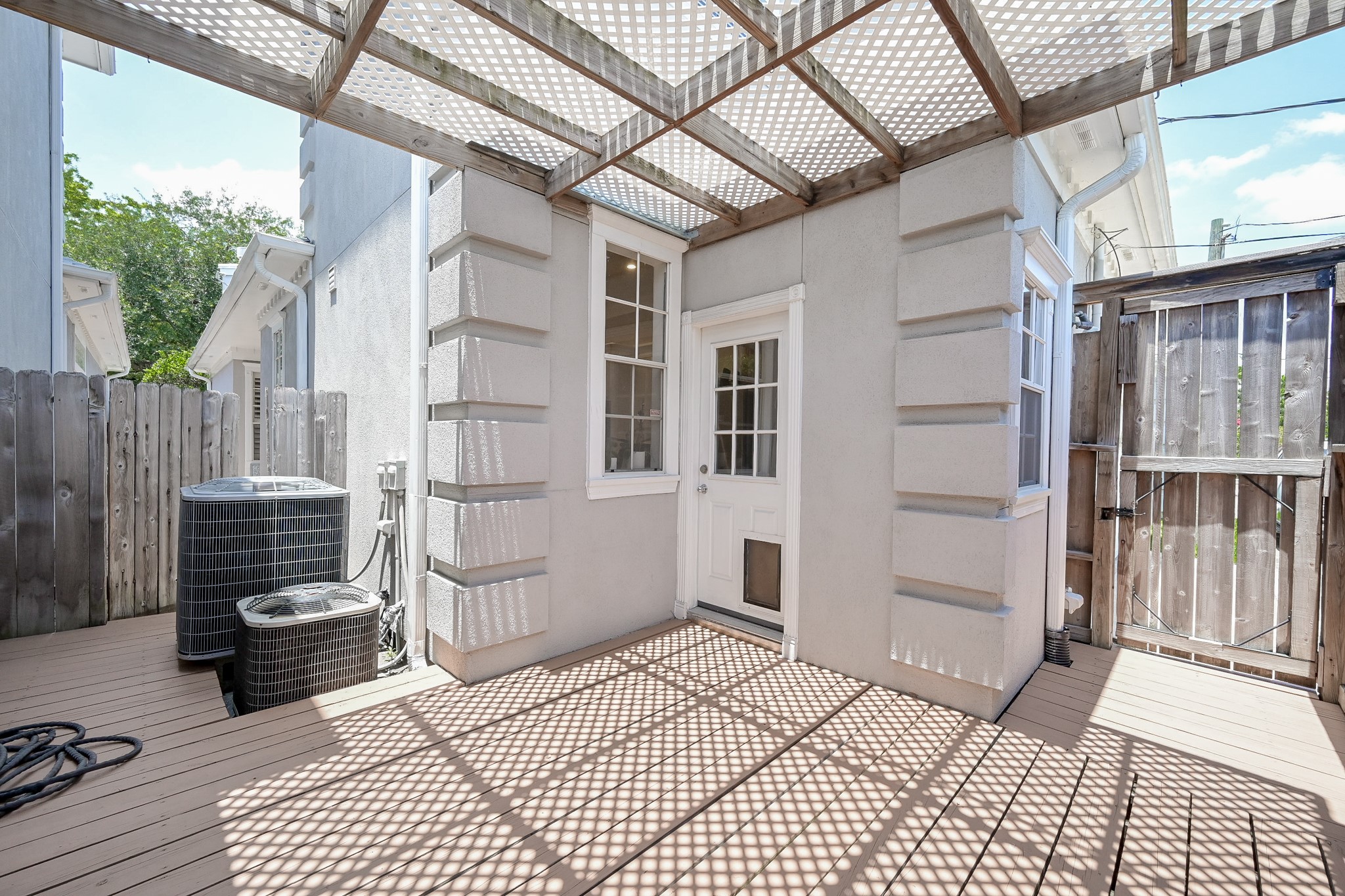 2301 Steel Street Houston, TX 77098 - Photo 30 of 34 Very nice wood patio.