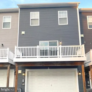 an outdoor view with balcony