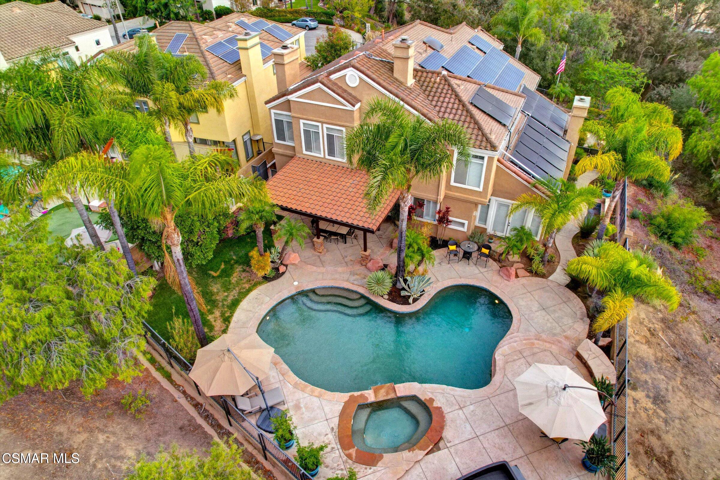 4101 Laurelview Drive Moorpark, CA 93021 - Photo 46 of 49 an aerial view of a house