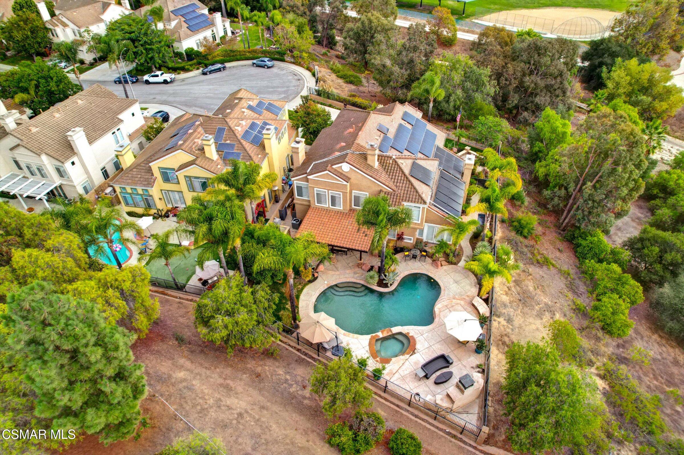 4101 Laurelview Drive Moorpark, CA 93021 - Photo 47 of 49 an aerial view of residential house with outdoor space