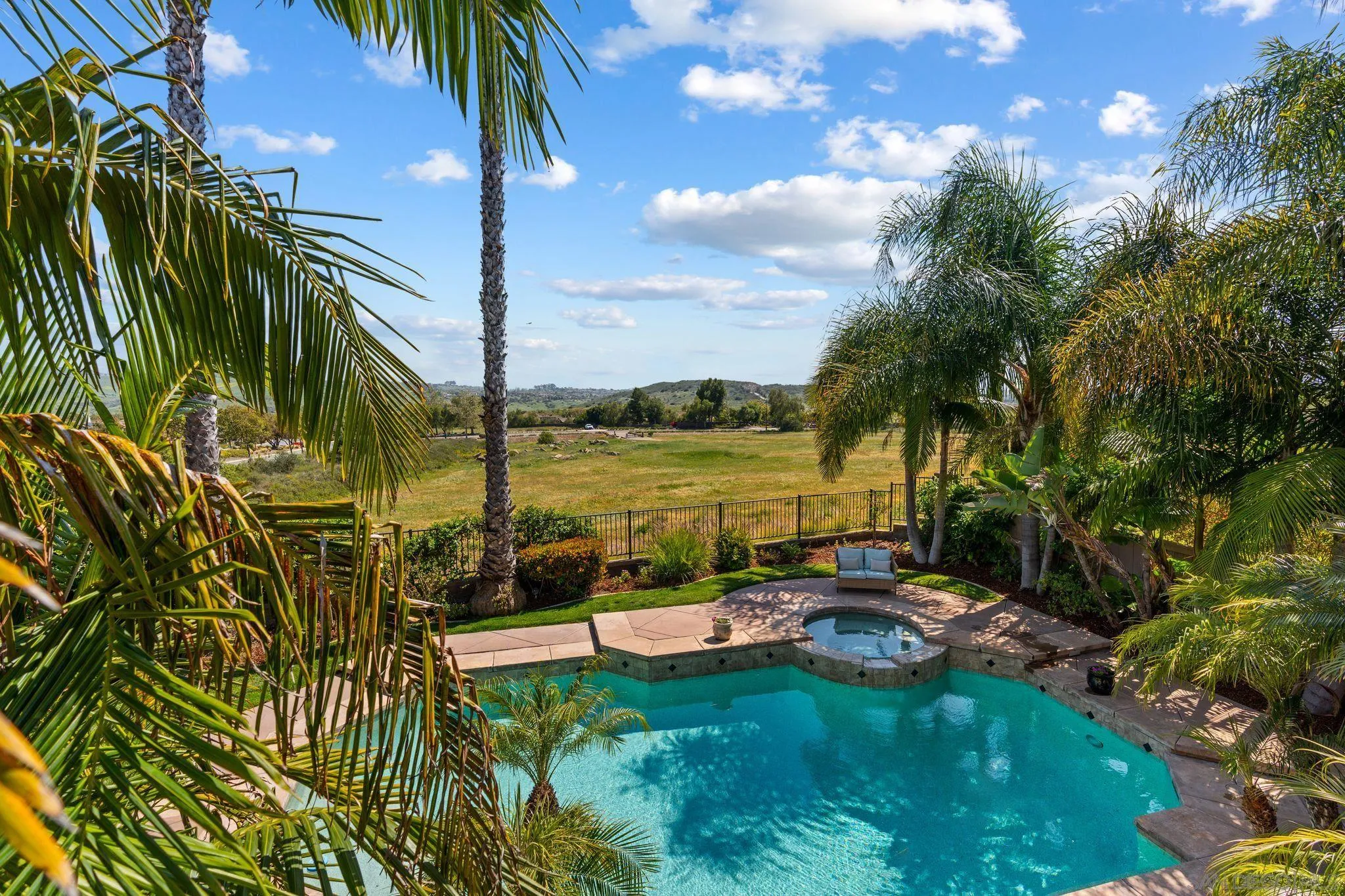 15583 Rising River Place South San Diego, CA 92127 - Photo 51 of 61 a view of a lake with a palm tree