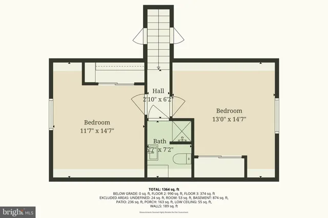 a picture of a wall with a white wall