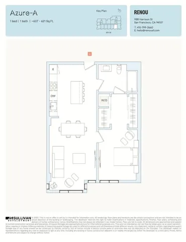 $599,000 | 988 Harrison Street, Unit WD6, San Francisco, CA 94107