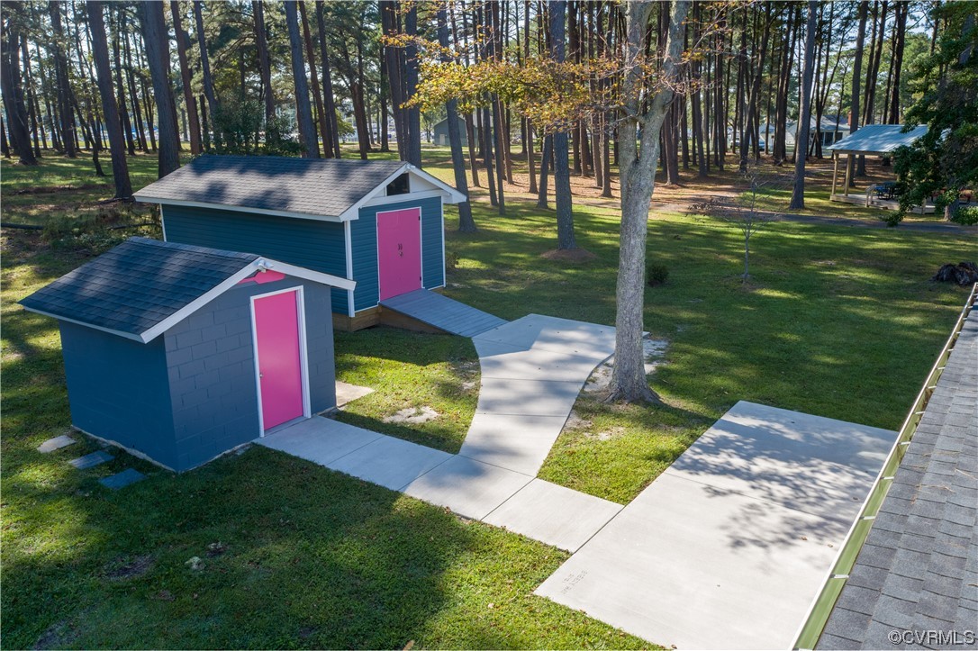 215 Riverside Drive Deltaville, VA 23043 - Photo 39 of 49 a view of outdoor space yard and patio