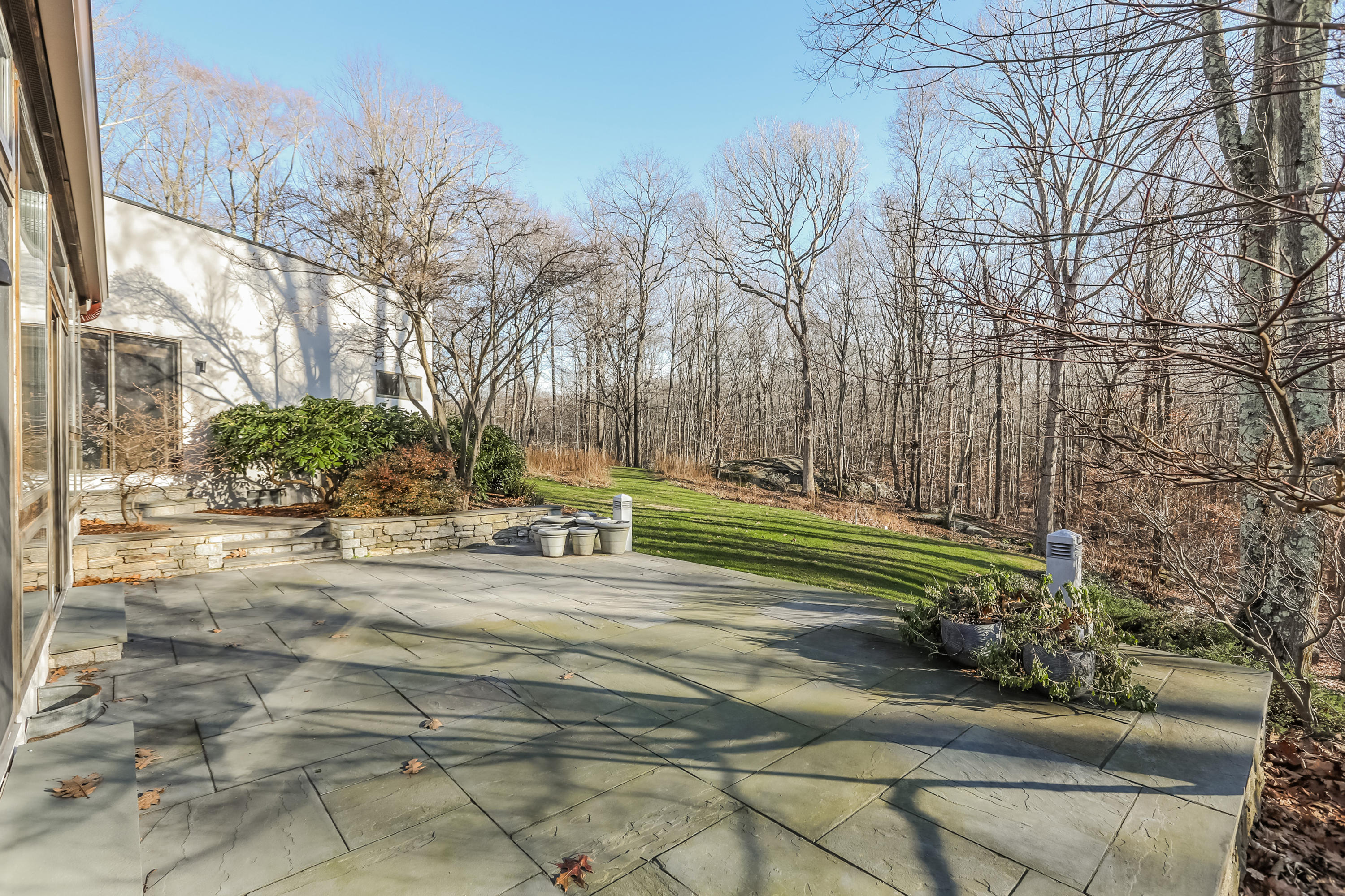 50 Marvin Ridge Place Wilton, CT 06897 - Photo 25 of 32 a view of a yard with a trees