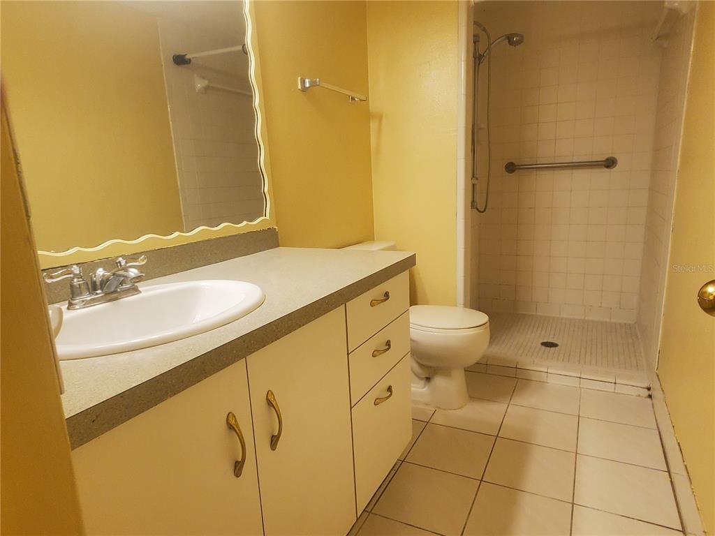 107 Cypress Court, Unit 2C Oldsmar, FL 34677 - Photo 11 of 12 a bathroom with a sink toilet and shower