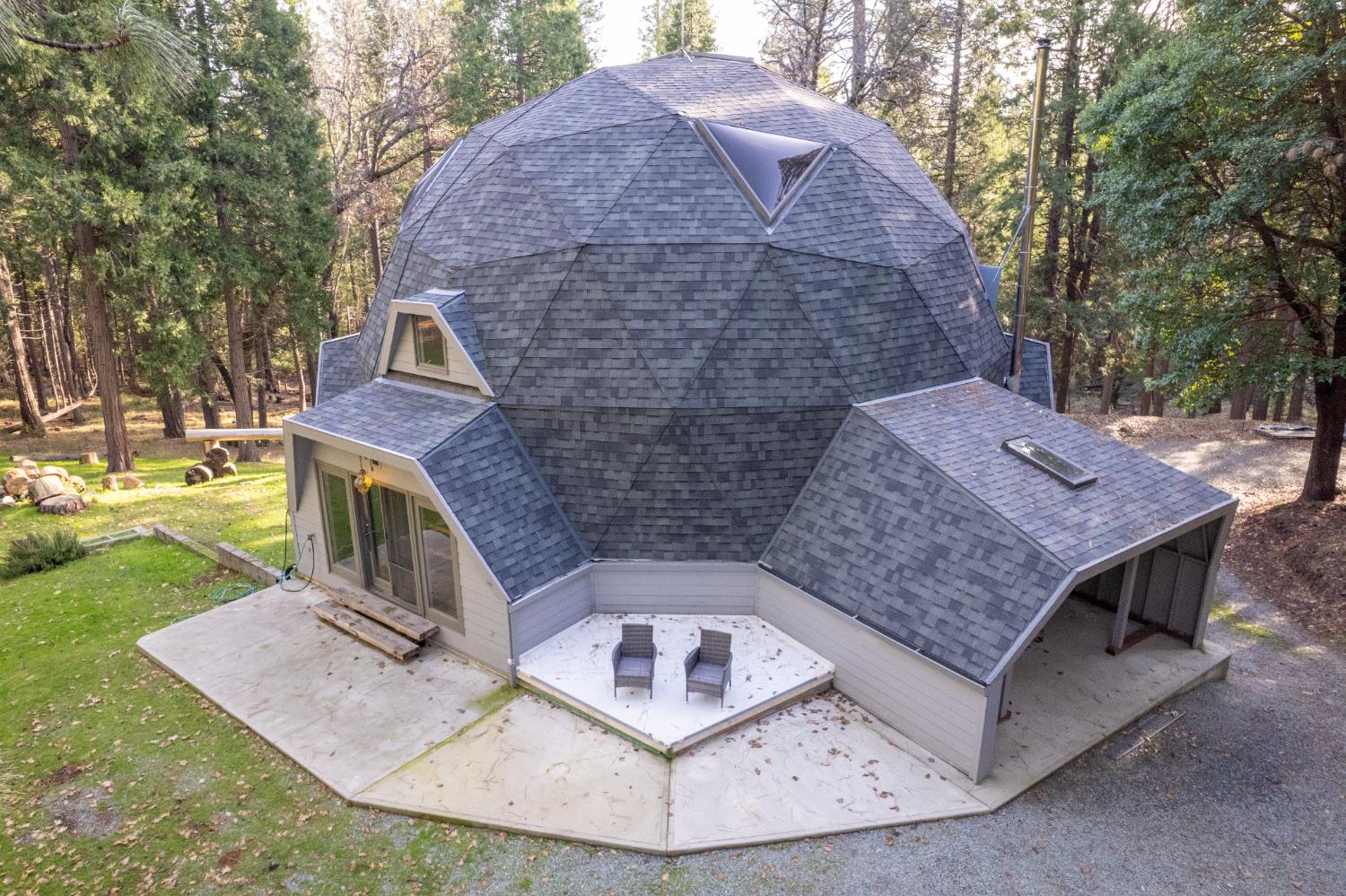 swimming pool view with a outdoor seating