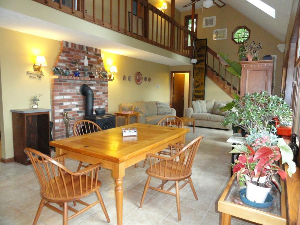 102 Lone Pine Road North Waterboro, ME 04061 - Photo 16 of 31 Dining/Living Room with Wood Stove