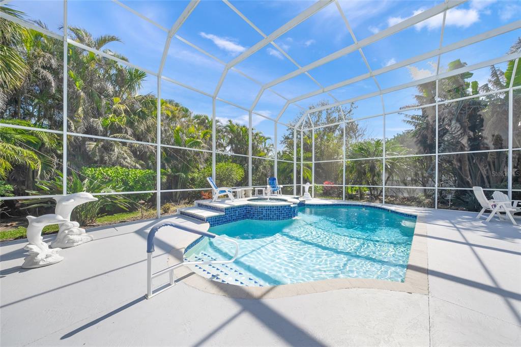 746 Eagle Point Drive Venice, FL 34285 - Photo 32 of 50 a view of swimming pool with seating area and furniture