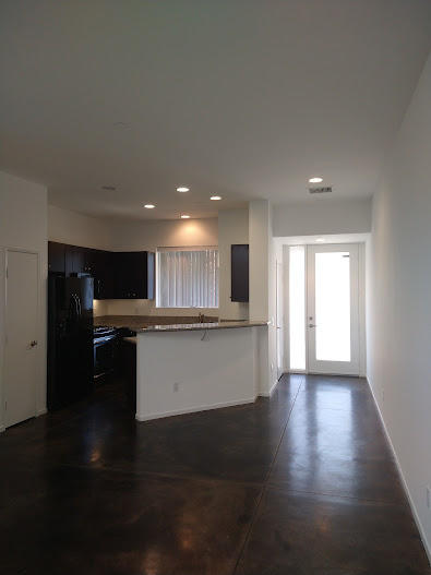 225 Sandy Point Trail Palm Springs, CA 92262 - Photo 23 of 38 a view of kitchen with wooden floor and electronic appliances