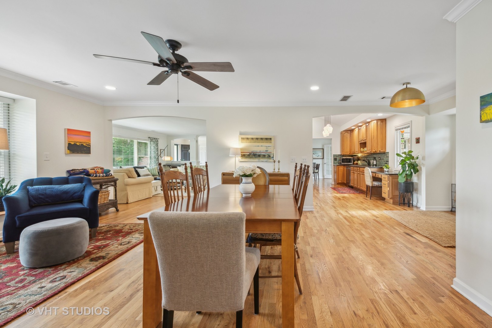 831 Ela Road Inverness, IL 60067 - Photo 11 of 46 a living room with furniture and kitchen view